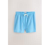 Next Shorts da bagno a righe jacquard 5 pollici medium blu