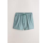 Next Shorts da bagno da 5 pollice con Stampa in lino medium blu