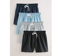 Next Shorts da bagno essenziali 4 confezione blu