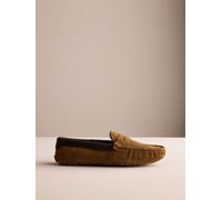 Next Signature Pantofole mocassino in pelle scamosciata uk65eu40 Marrone
