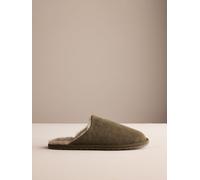 Next Signature Sabot slim in camoscio Pantofole uk8eu42 verde