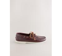Next Signature Scarpe da barca in pelle uk11eu45 Marrone