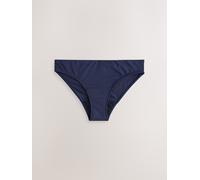 Next Slip bikini a gamba alta per il periodo 44 blu