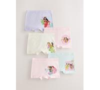 Next Slip corti e corti delle Principesse Disney, confezione da 5 (2-12anni) 122128cm rosa