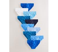 NEXT Ragazzo Confezione da 10 Slip in 100% Cotone Tonal Blue 11 Anni-12 Anni
