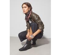 Next Stivaletti alla caviglia in pelle con punta quadrata Forever Comfort eu42 Nero