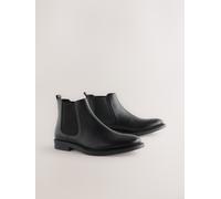 Next Stivali Chelsea in pelle elegante uk115eu46 Nero