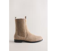 Next Stivali Chelsea in pelle scamosciata Forever Comfort con punta arrotondata eu43 Marrone