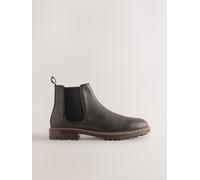 Next Stivali Chelsea in pelle uk10eu44 Nero