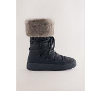Next Stivali foderati in pelliccia sintetica con finitura idrorepellente Forever Comfort eu39 Nero