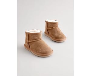 Next Stivali in pelle scamosciata foderati caldi uk13eu32 Marrone