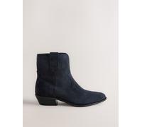 Next Stivali western in pelle scamosciata Forever Comfort blu