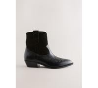 Next Stivali western in pelle scamosciata Forever Comfort eu41 Nero