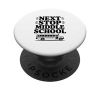Next Stop Scuola media Bus Avventura Divertimento PopSockets PopGrip Adesivo