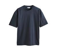 NEXT T-Shirt a Girocollo da Uomo, Maglietta 100% Cotone Pesante, vestibilità Comoda, Blu Navy Blu Marino L