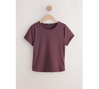 Next T Shirt a maniche corte con Girocollo e motivo Slinky Soft Touch 34 rosso