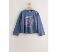 Next T Shirt a maniche lunghe girocollo con grafica ufficiale dei Looney Tunes small blu