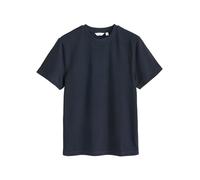 NEXT T-Shirt da Uomo in 100% Cotone, Tessuto Pesante, Design con Girocollo Blu Marino M