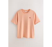 Next T-shirt leggera tinta in capo medium arancione