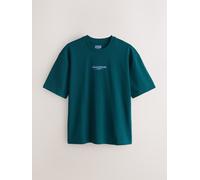 Next T-shirt pesante con stampa grafica verde
