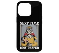 Next Time Bow Deeper Cat In Box - Ciotola per cibo divertente a forma di gatto Custodia per iPhone 13 Pro
