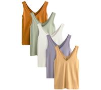 Next Top beige / marrone / verde chiaro / lilla / bianco Donna Next XL
