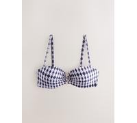 Next Top bikini a fascia con ferretto blu