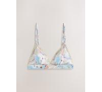 Next Top bikini a triangolo con impunture 36 blu