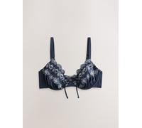 Next Top bikini con ferretto e ricami, taglia DD+ Grigio