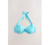 Next Top bikini modellante imbottito con con scollo all'americana ferretto blu