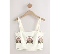 Next Top estivo in lino 46 crema