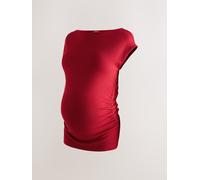 Next Top Maternità morbidissimo con arricciature laterali xsmall rosso