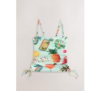 Next Top tankini con fascia laterale con arricciatura regolabile 48 verde