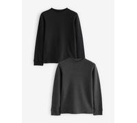 Next Top termici a maniche lunghe 2 confezione (2-16anni) 98104cm Nero