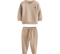 NEXT Ragazzo Completo con felpa e pantaloni da jogging con logo Pietra 6 Anni-7 Anni