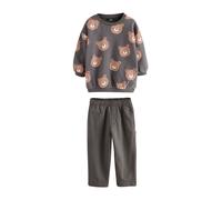 Next Tuta da jogging marrone / grigio scuro / nero / bianco Bambini Next 104
