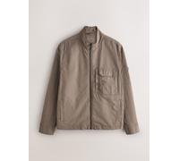Next Tuta stile camicia con zip Marrone