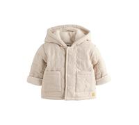 NEXT Unisex Bambino Giacca trapuntata per neonati con zip Ecru Bear Print 9 Mesi