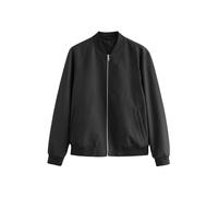 NEXT Uomini Bomber Impermeabile | Standard, Con zip intera, tasche e finiture a coste