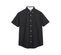 NEXT Uomini Camicia Oxford a Maniche Corte Nero L