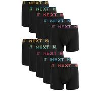 NEXT Uomini Confezione da 10 Boxer con Cucitura Frontale ad A Cinturini