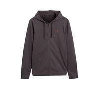 NEXT Uomini Felpa Leggera con Cappuccio e Zip 100% Cotone Grigio Ardesia XXL