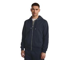 NEXT Uomini Felpa Zip-Up con Cappuccio e Zip Integrale Blu Marino L