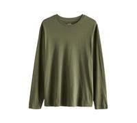 NEXT Uomini Maglia Girocollo a Maniche Lunghe Verde Kaki XXL