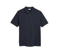 NEXT Uomini Polo in piqué a Maniche Corte con vestibilità Classica Blu Navy 4XL