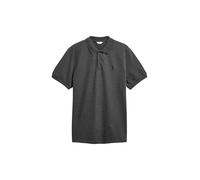NEXT Uomini Polo in piqué a Maniche Corte con vestibilità Classica Grigio Carbone 3XL