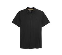 NEXT Uomini Polo in piqué a Maniche Corte con vestibilità Classica Nero XS