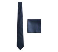 NEXT Uomini Set cravatta testurizzata e fazzoletto da taschino Marina Militare one size
