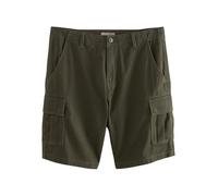 NEXT Uomini Shorts Cargo Elasticizzati Verde Kaki 42