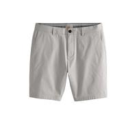 NEXT Uomini Shorts Chino Slim Elasticizzati Grigio Chiaro 32